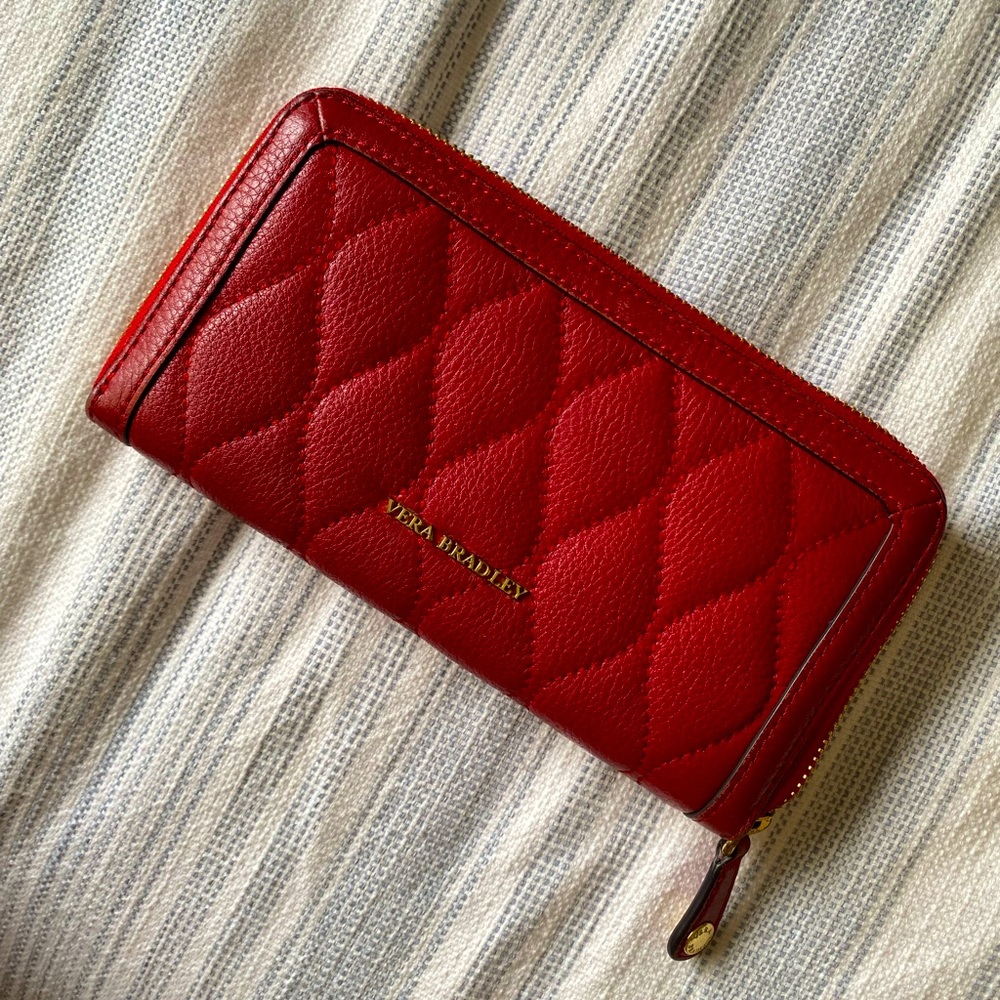 Red Vera Bradley Clutch!